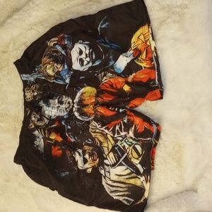 Horror Movie Lovers lined swim trunks / shorts
